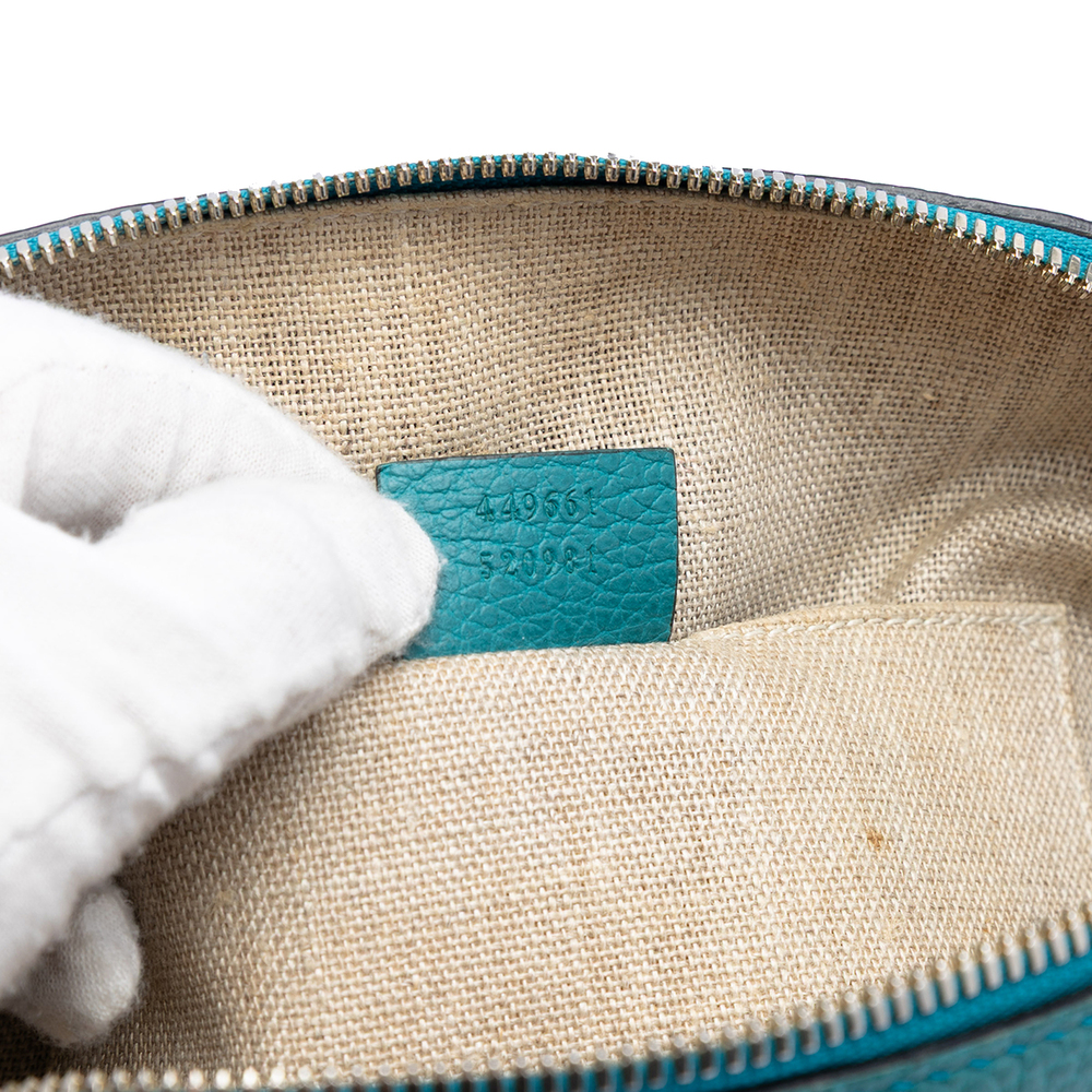 Pre-Loved Gucci Small Dollar Calfskin GG Charm Dome Satchel - Picture 6 of 7